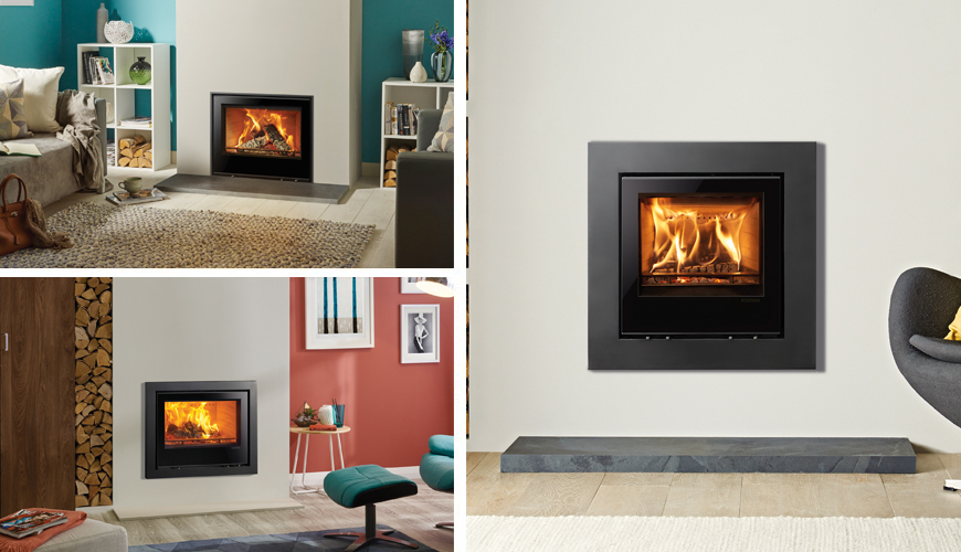 Stovax Elise Glass Wood burning and Multi-fuel Inset Fires
