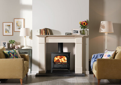 Stockton 5 Wide Fixed Grate Wood Burning & Multi-fuel Stoves