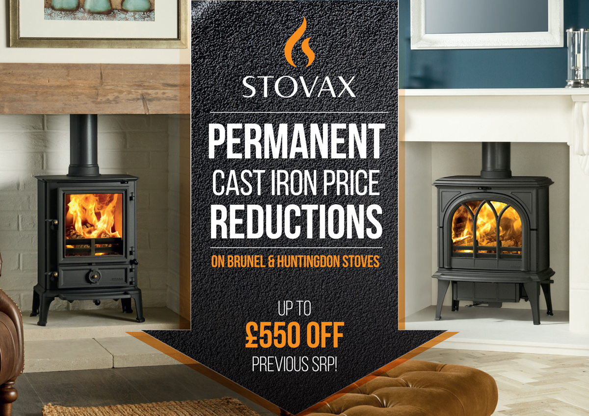 Cast Iron Savings - Up to £/€550 off Stovax Cast Iron Stoves!