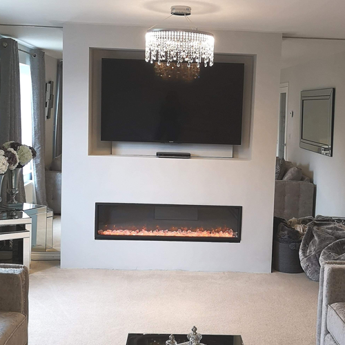 Lauren, Radiance electric fire, stunning new build property