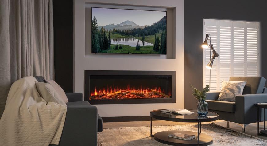 Onyx Avita 160RW electric fire with EdgeXL frame.