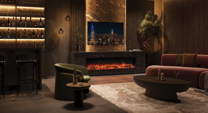 Onyx Avita 190RW single-sided electric fire