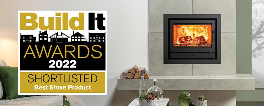 Stovax Riva2 wood burning fire is shortlisted for Build It Awards
