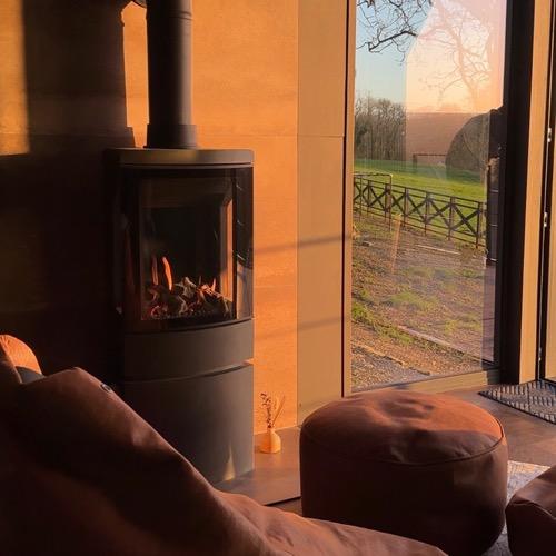 Foss Escapes, Luxury Lodge Trio, Gazco Gas Stoves