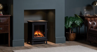 Elegant & Effortless. Introducing the Gazco Chesterfield 5 Electric Stove