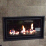 “Warm and cozy gas fire”