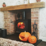 Getting into the #Halloween spirit. #pumpkin carved by the kids with daddy’s help @stovaxgazco #stockton #family #cosycarvings #stovaxgazco #getcreative