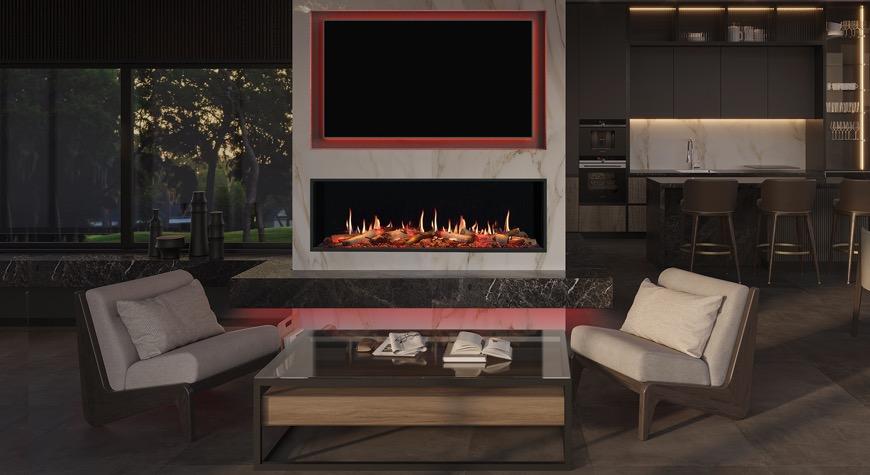 Onyx Fusion 150RW single-sided electric fire