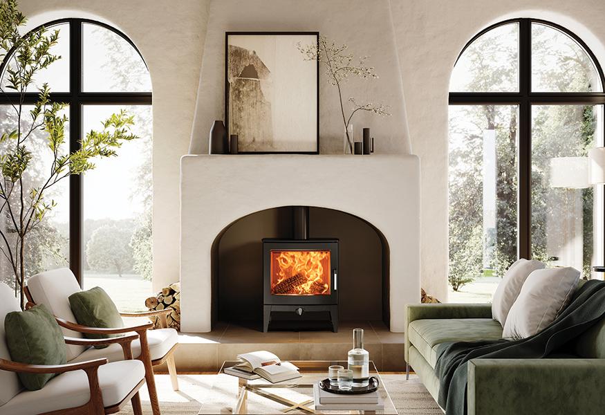 Stovax Futura 8 wood burning