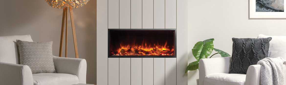 Best electric fireplace feature wall