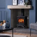 Stovax Huntingdon 20 Wood burning and Multi fuel stove with Tracery Door