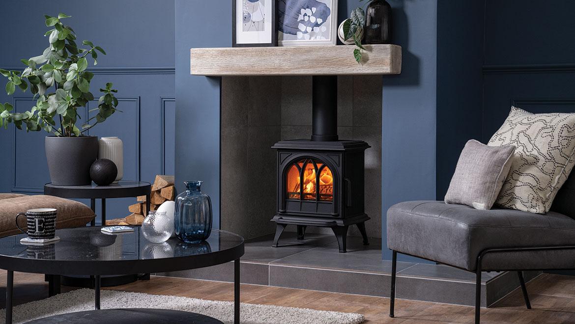 Stovax Huntingdon 20 Wood burning and Multi fuel stove with Tracery Door Two New Ecodesign Additions: Huntingdon 20 And 40 Stoves Unveiled