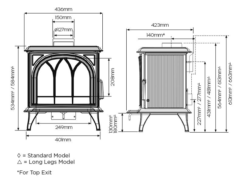 Huntingdon 20 Dimensions