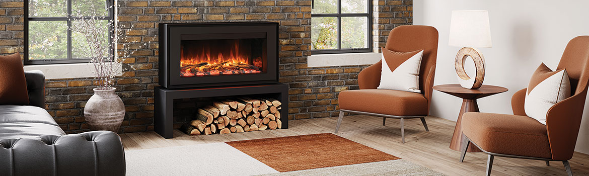 Express yourself with the Gazco Liberty 85 Freestanding Electric Fire