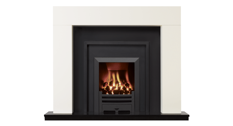 Focal Point Malmo Black Cast iron effect Electric Stove
