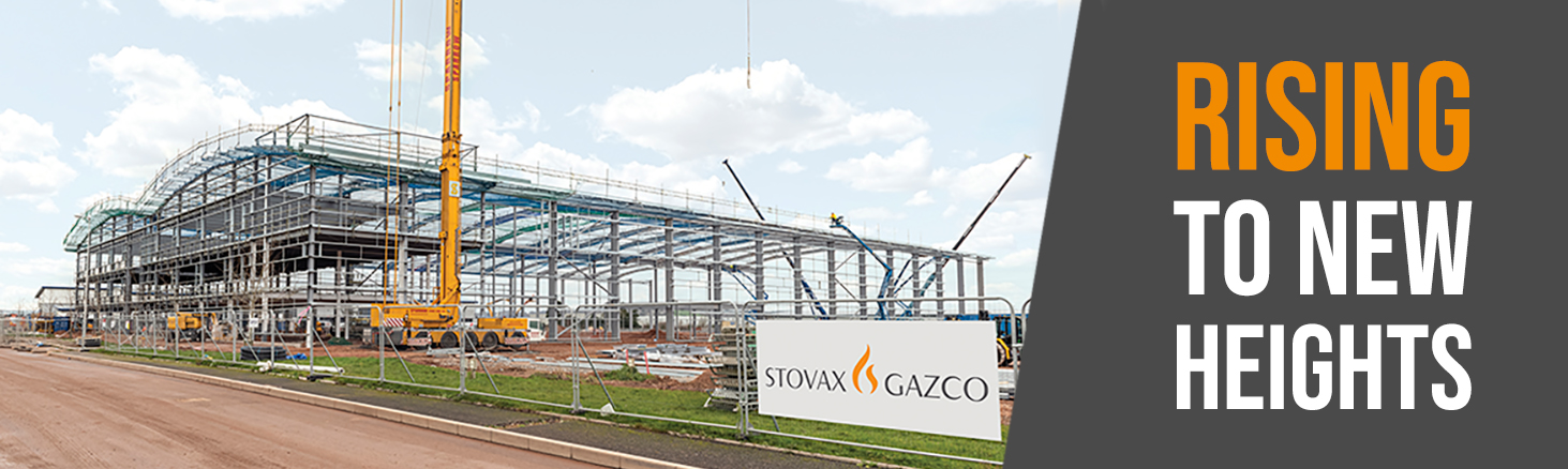 Stovax Gazco Skypark New Building Rising to new heights at Skypark