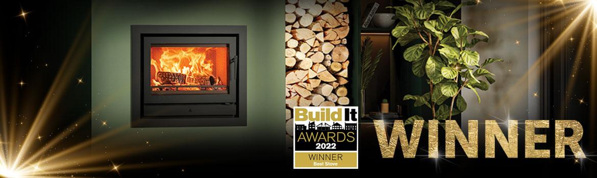 Stovax Riva2 Woodburning Fires Winners of Best Stove 2022 at the Build It Awards!