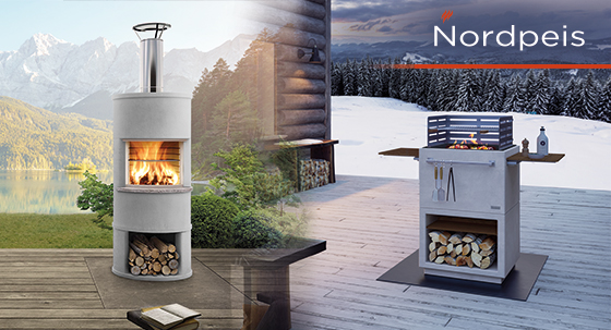 Introducing… BBQ Grill, Fire Pit and Outdoor Fireplaces from Nordpeis