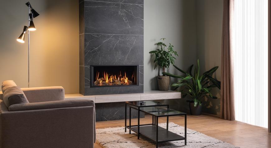 Onyx Avanti 85 gas fire with Expression frame