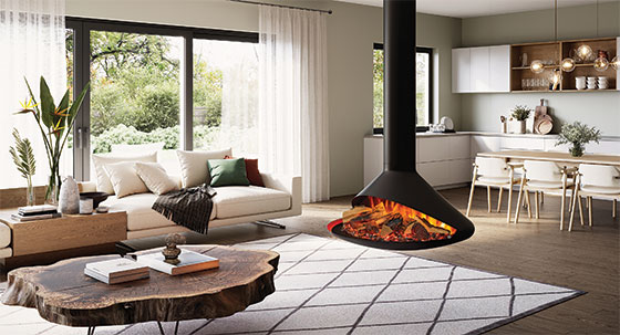 Introducing the Onyx Orbit Hanging Electric Fire
