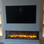Gazco eReflex 150RW Electric fire – “Our media wall”
