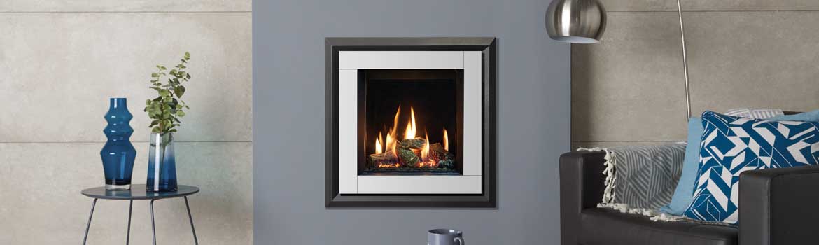 A small gas fire with big style
