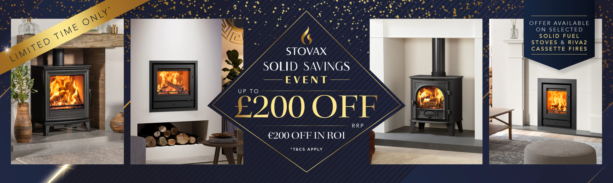 Solid Savings! Enjoy Limited-time Discounts on Premium Stovax Stoves and Fires