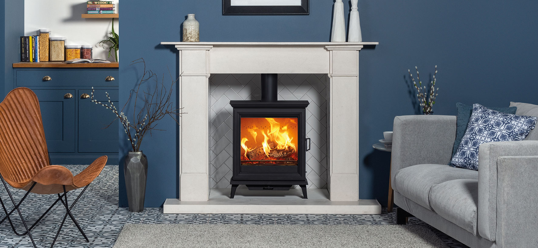  All-new wood burning stoves: Sheraton 5 Wide