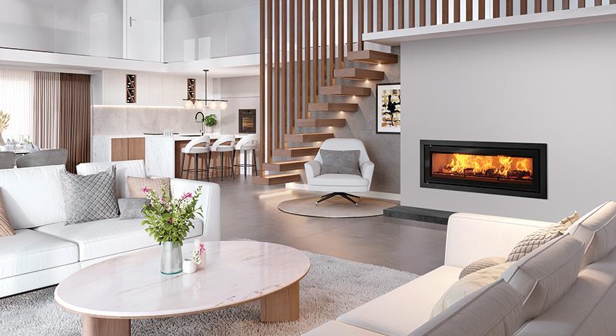 Stovax Studio 3 Profil inset wood burning fire