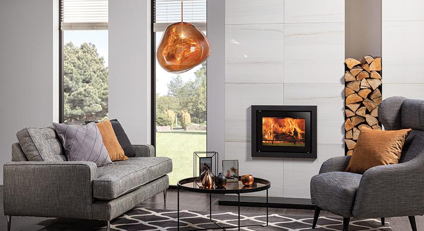 Stovax Studio 500 Profil inset wood burning fire