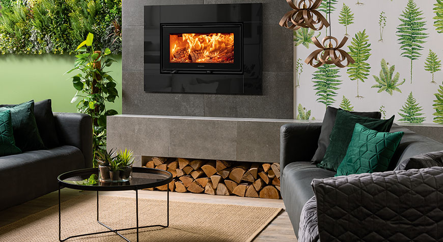 Studio Air 1 with Icon XS frame and Black Decorative Trim with optional reverse door hanging kit