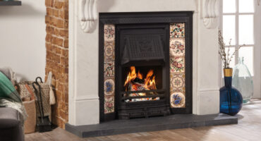 Decorated Tiles Stovax, Fireplace Floor Tiles Uk