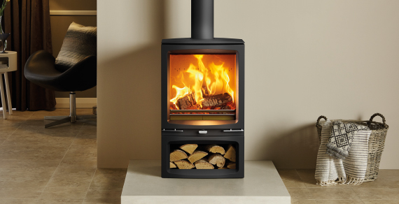 Wood Burning Stove Fireplace Log Burner Multi Fuel 8kw Prity K1 Optima 