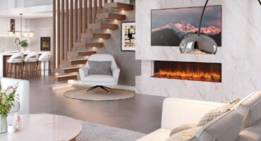 8 Beautiful TV Media Wall Ideas [with electric fireplace]