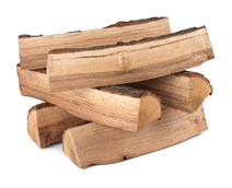 Logs should be seasoned for 2 years or more to achieve a moisture content below 20%